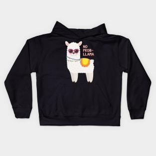 No Prob Llama - Funny Llama Kids Hoodie